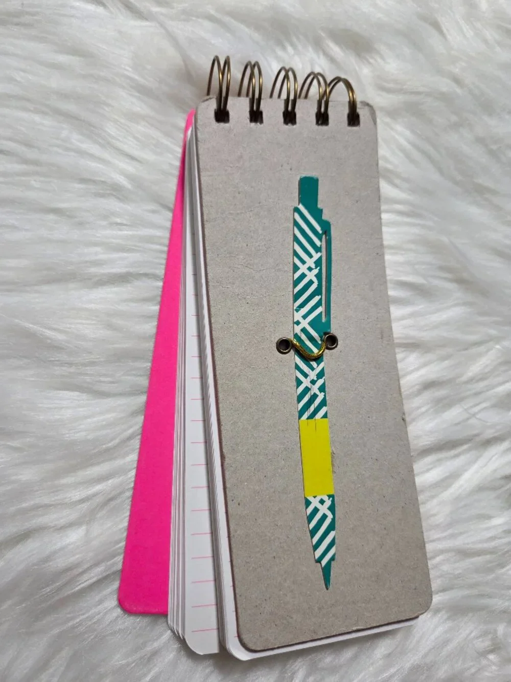 Mara Mi Pen Design Narrow Notebook